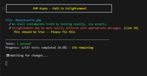 PHP Koans