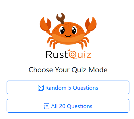 RustQuiz